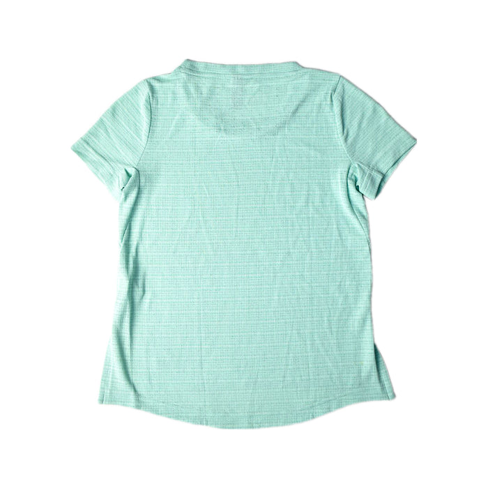 A Green Active Tops from Adidas in size 9Y for girl. (Back View)