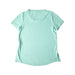 A Green Active Tops from Adidas in size 9Y for girl. (Back View)