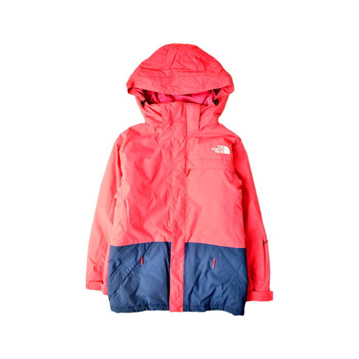 A Pink Puffer/Quilted Coats & Outerwear from The North Face in size 10Y for girl. (Front View)