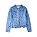 A Blue Lightweight Jackets from Country Road in size 10Y for girl. (Front View)