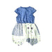 A Blue Short Sleeve Dresses from Guess in size 12-18M for girl. (Back View)