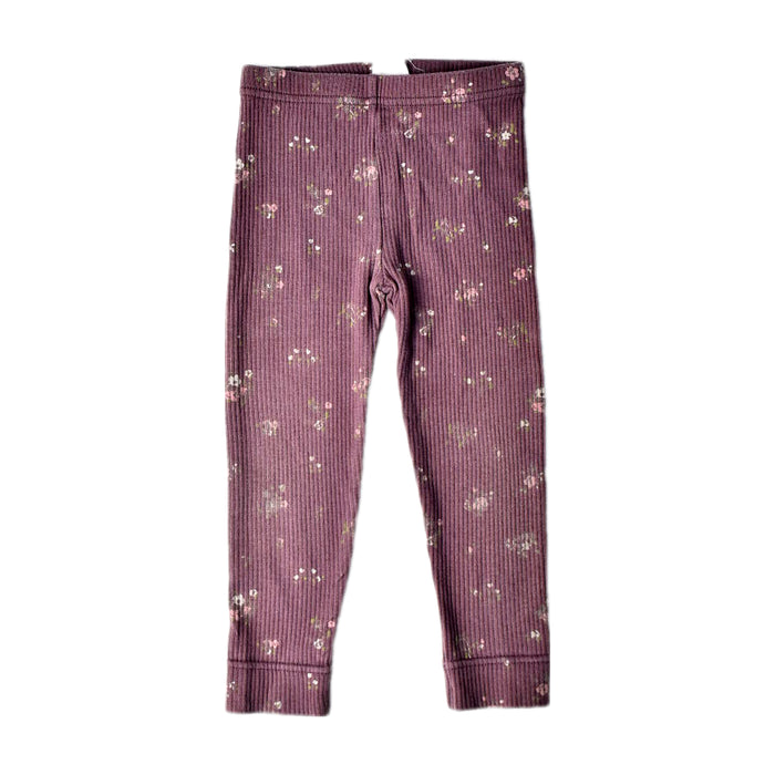 A Purple Leggings from Jamie Kay in size 6-12M for girl. (Front View)