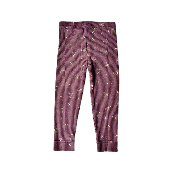 A Purple Leggings from Jamie Kay in size 6-12M for girl. (Back View)