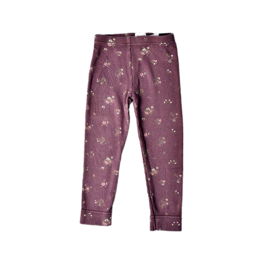 A Burgundy Leggings from Jamie Kay in size 2T for girl. (Front View)