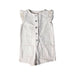 A Ivory Sleeveless Rompers from Seed in size 2T for girl. (Front View)