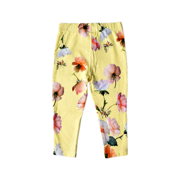 A Yellow Leggings from Baker by Ted Baker in size 12-18M for girl. (Back View)