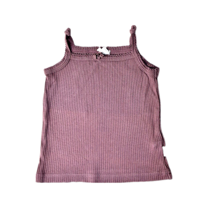 A Purple Sleeveless Tops from Jamie Kay in size 6-12M for girl. (Front View)