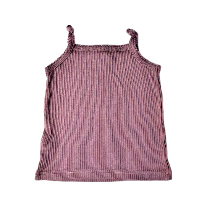 A Purple Sleeveless Tops from Jamie Kay in size 6-12M for girl. (Back View)