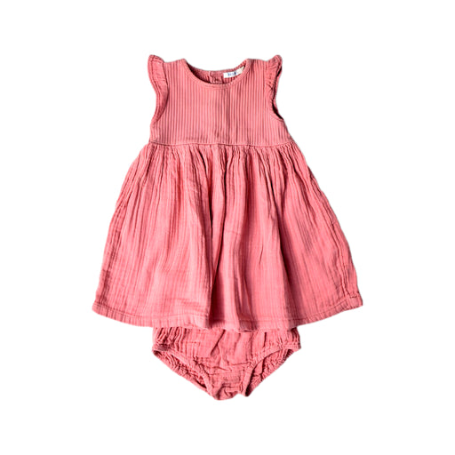 A Pink Dress Sets from Bout'Chou in size 3-6M for girl. (Front View)