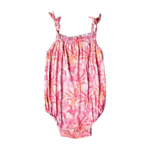 A Pink Sleeveless Bodysuits from House of Holly in size 12-18M for girl. (Front View)