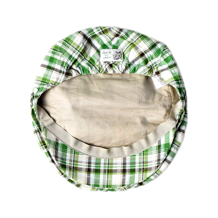 A Green Caps from Janie & Jack in size 6T for boy. (Back View)