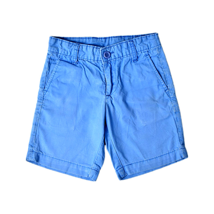A Blue Shorts from Seed in size 5T for boy. (Front View)