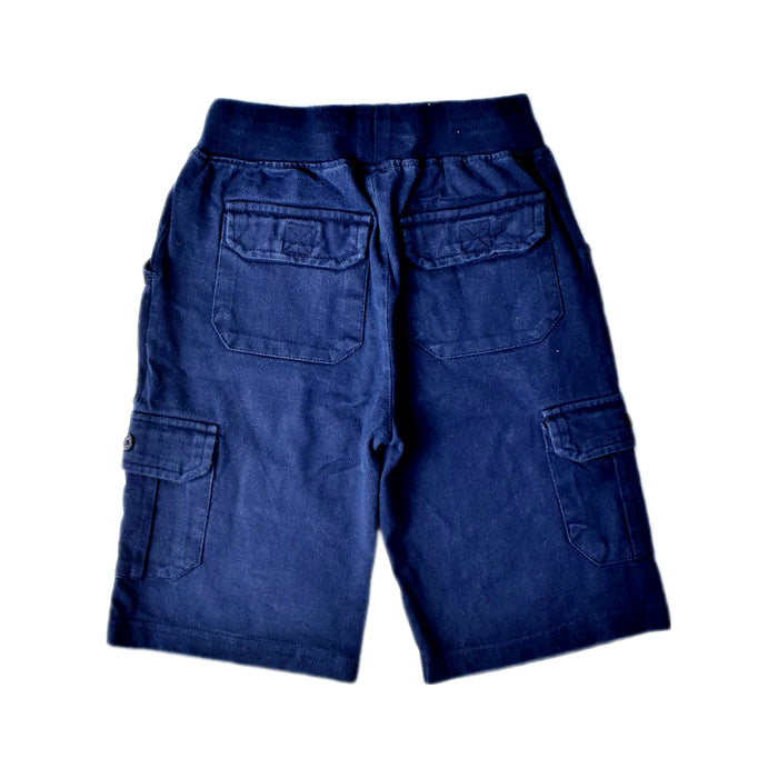 A Navy Shorts from Jojo Maman Bébé in size 4T for boy. (Back View)
