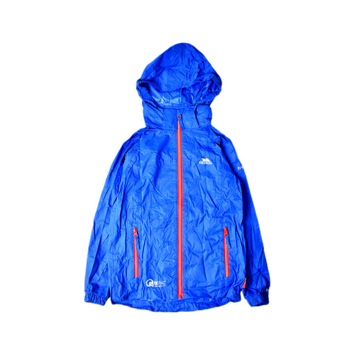 A Blue Lightweight Jackets from Trespass in size 7Y for boy. (Front View)