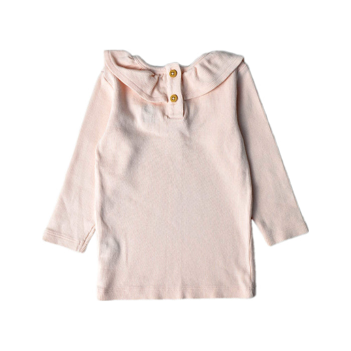 A Peach Long Sleeve Tops from Wilson & Frenchy in size 6-12M for girl. (Back View)