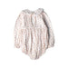 A Pink Long Sleeve Rompers from Jamiks Kids Fashion in size 12-18M for girl. (Back View)