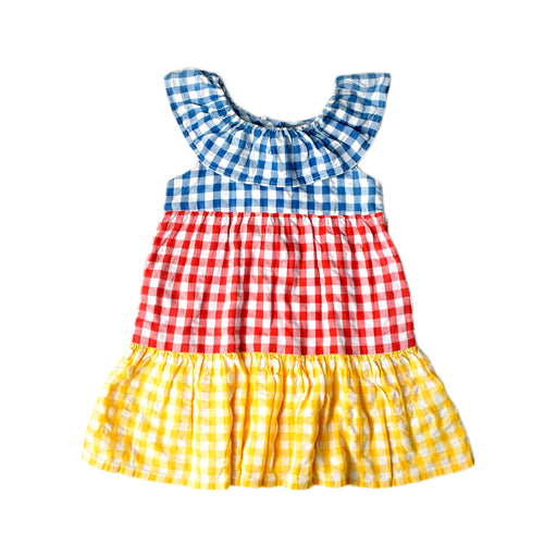 A Multicolour Sleeveless Dresses from Frugi in size 18-24M for girl. (Front View)