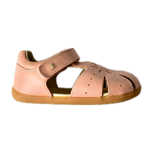A Pink Sandals from Bobux in size 12-18M for girl. (Front View)
