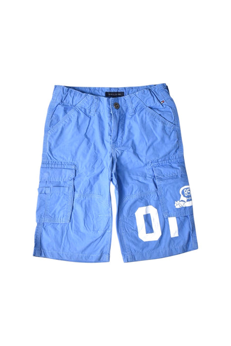 A Blue Shorts from Tommy Hilfiger in size 7Y for boy. (Front View)