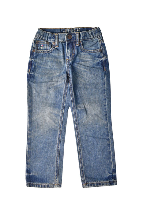 A Blue Jeans from Tommy Hilfiger in size 4T for boy. (Front View)