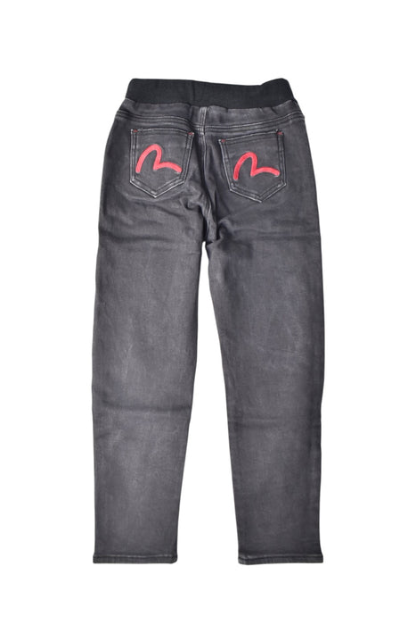 A Black Casual Pants from Evisu in size 9Y for boy. (Back View)