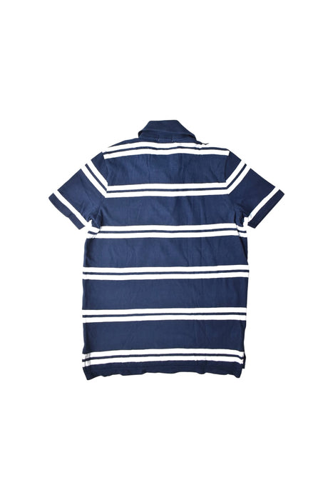 A Navy Short Sleeve Polos from Abercrombie & Fitch in size M for boy. (Back View)