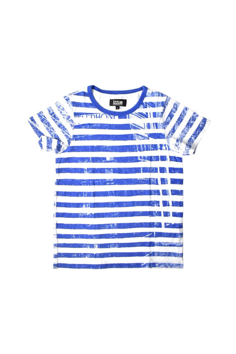 A Blue Short Sleeve T Shirts from izzue in size XL for boy. (Front View)