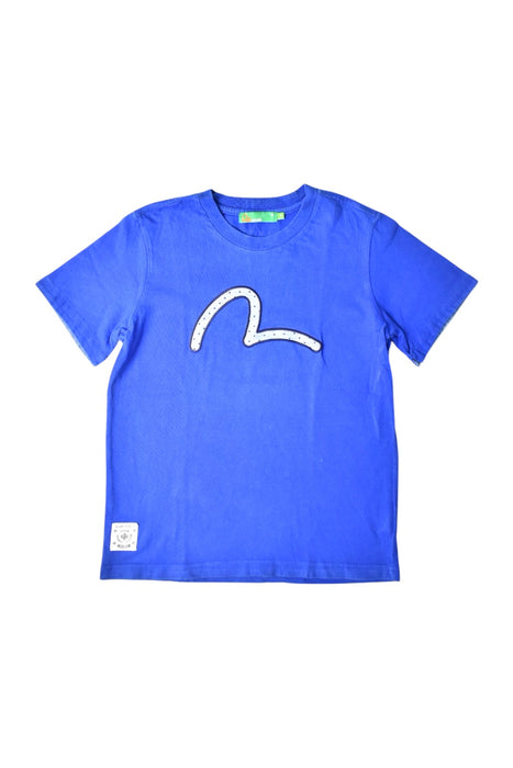 A Blue Short Sleeve T Shirts from Evisu in size 9Y for boy. (Front View)