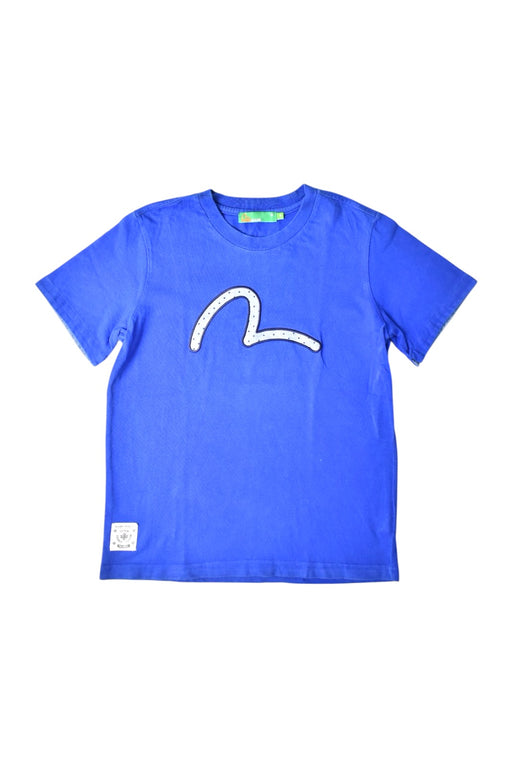 A Blue Short Sleeve T Shirts from Evisu in size 9Y for boy. (Front View)