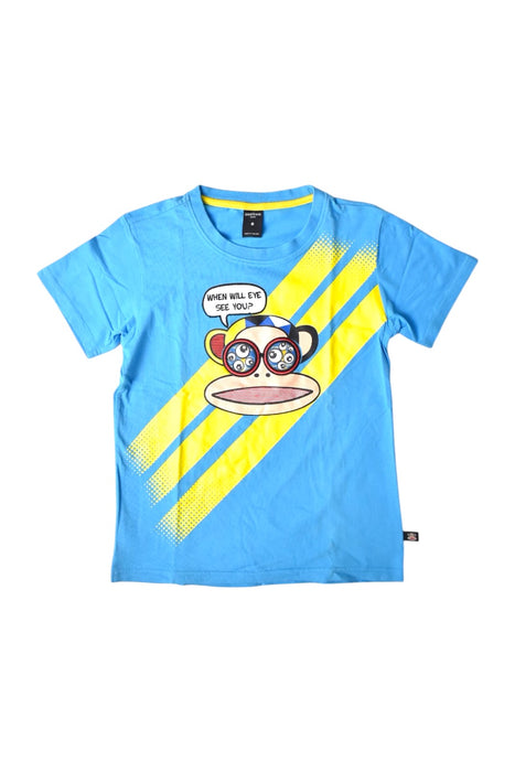 A Blue Short Sleeve T Shirts from Paul Frank in size 8Y for boy. (Front View)