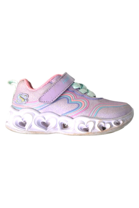 A Pink Sneakers from Skechers in size 18-24M for girl. (Front View)