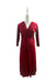 A Red Long Sleeve Dresses from Seraphine in size Maternity-M for maternity. (Back View)