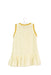 A White Sleeveless Dresses from MiMiSol in size 2T for girl. (Back View)