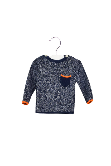 A Blue Knit Sweaters from Boden in size 3-6M for boy. (Front View)