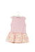 A Pink Sleeveless Dresses from Gingersnaps in size 3-6M for girl. (Front View)