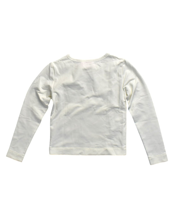 A White Long Sleeve Tops from ADE.C in size 6T for girl. (Back View)