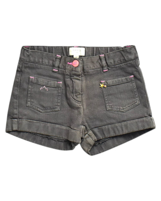 A Grey Shorts from Nanos in size 6T for girl. (Front View)