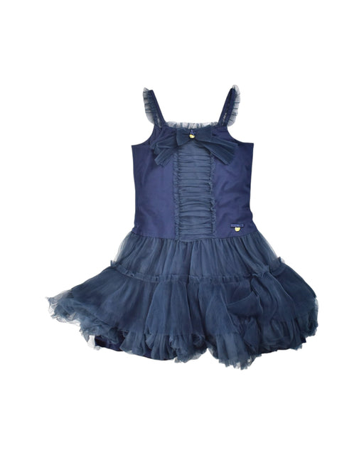 A Navy Sleeveless Dresses from Nicholas & Bears in size 12Y for girl. (Front View)