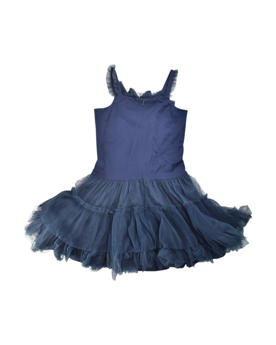 A Navy Sleeveless Dresses from Nicholas & Bears in size 12Y for girl. (Back View)