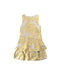 A Yellow Sleeveless Dresses from Gingersnaps in size M for girl. (Front View)