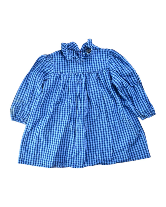 A Blue Long Sleeve Dresses from Busy Bees in size 2T for girl. (Front View)