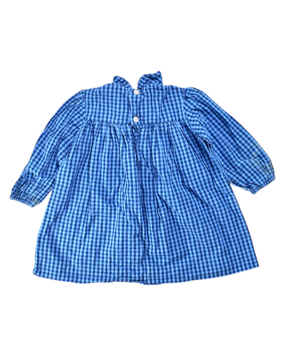 A Blue Long Sleeve Dresses from Busy Bees in size 2T for girl. (Back View)