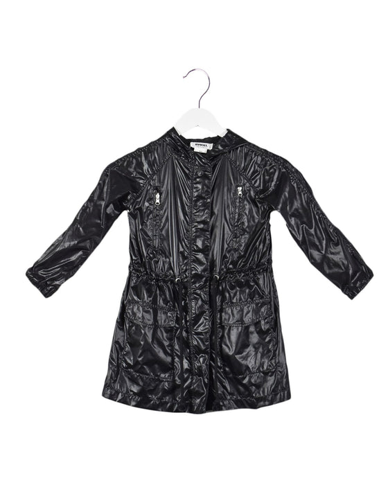A Black Rain Jackets from Rykiel Enfant in size 8Y for girl. (Front View)