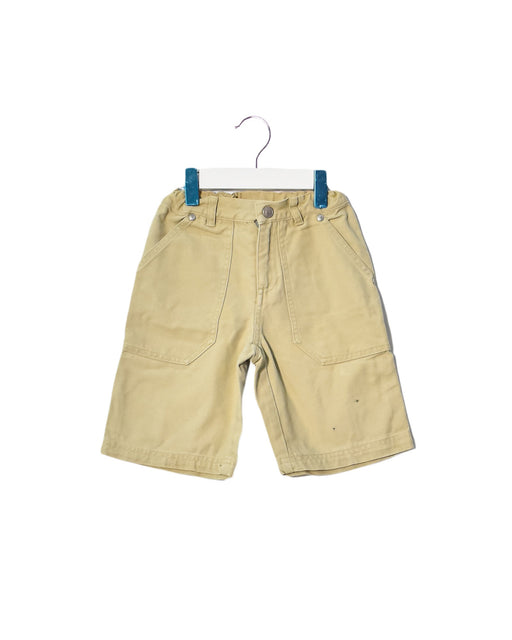 A Brown Shorts from Petit Bateau in size 3T for boy. (Front View)
