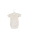 A White Short Sleeve Bodysuits from Petit Bateau in size 6-12M for boy. (Back View)