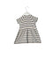 A Blue Short Sleeve Dresses from Petit Bateau in size 3-6M for girl. (Back View)