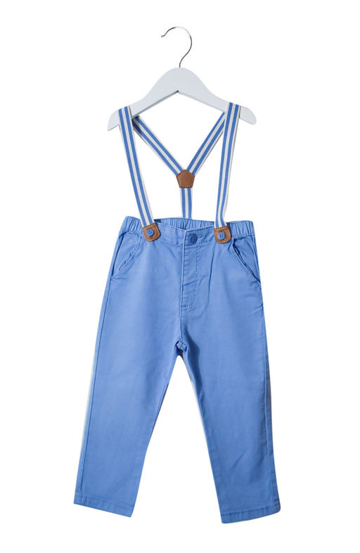 A Blue Dress Pants from Mayoral in size 12-18M for boy. (Front View)