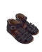 A Black Sandals from Six Pieds Trois Pouces in size 3T for neutral. (Front View)