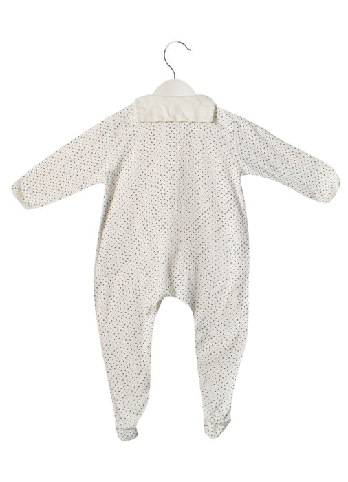 A White Long Sleeve Jumpsuits from Petit Bateau in size 12-18M for neutral. (Back View)