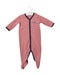 A Red Long Sleeve Jumpsuits from Petit Bateau in size 3-6M for neutral. (Front View)